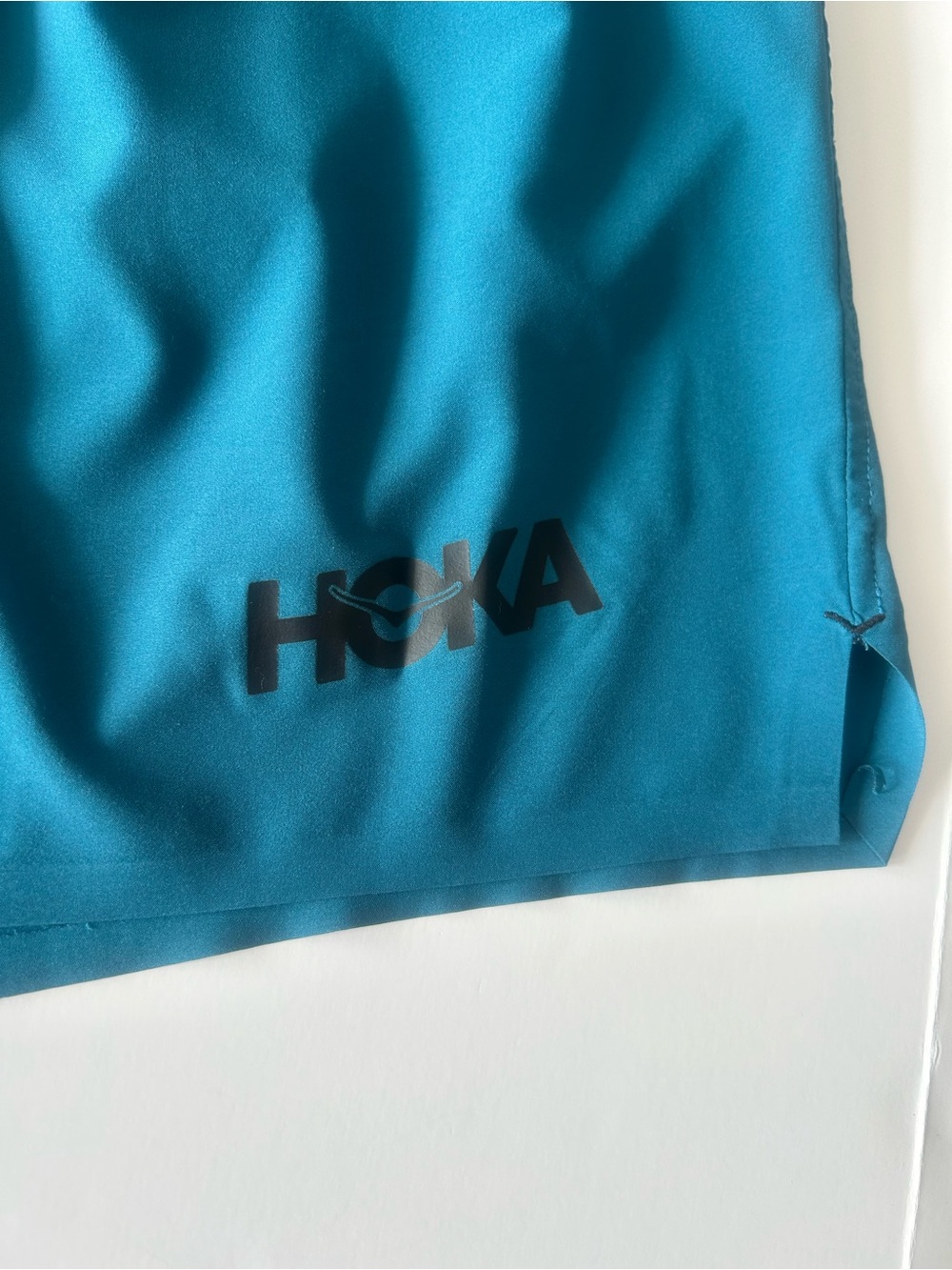 HOKA Men’s Glide 7” Running Shorts Blue Athletic Training - Picture 4 of 10